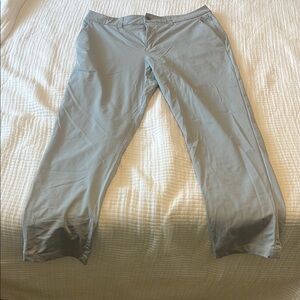Men's Gray Lululemon ABC Pants (Size: 35)